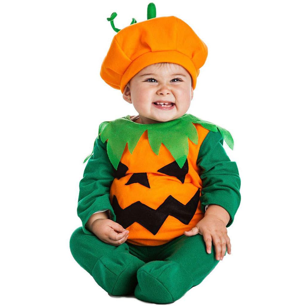 Disfraz Para Bebé Calabaza Talla 0-6 Meses Halloween